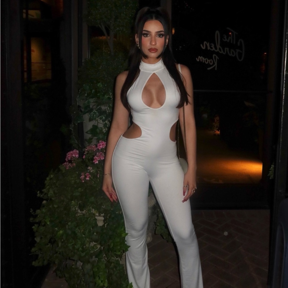 All white Jumpsuit
